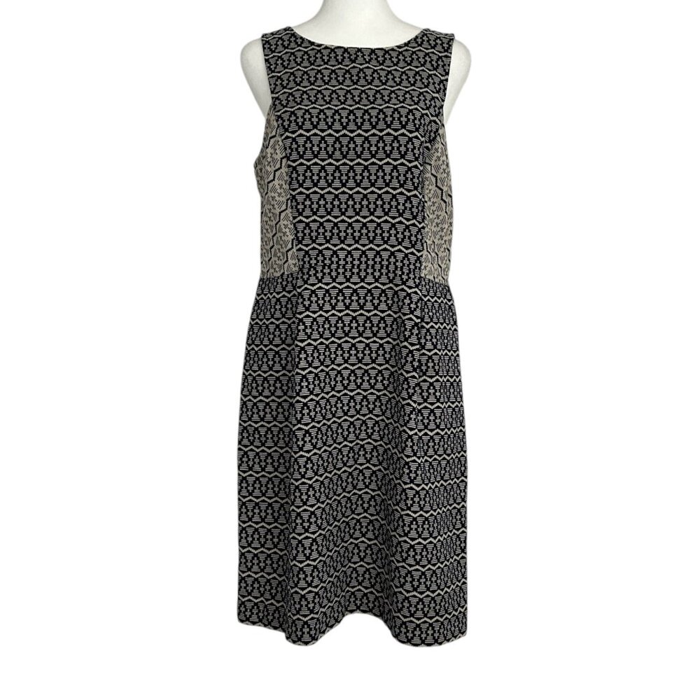 Ann Taylor Loft Tapestry Geometric Pattern Sleeveless Dress (8)